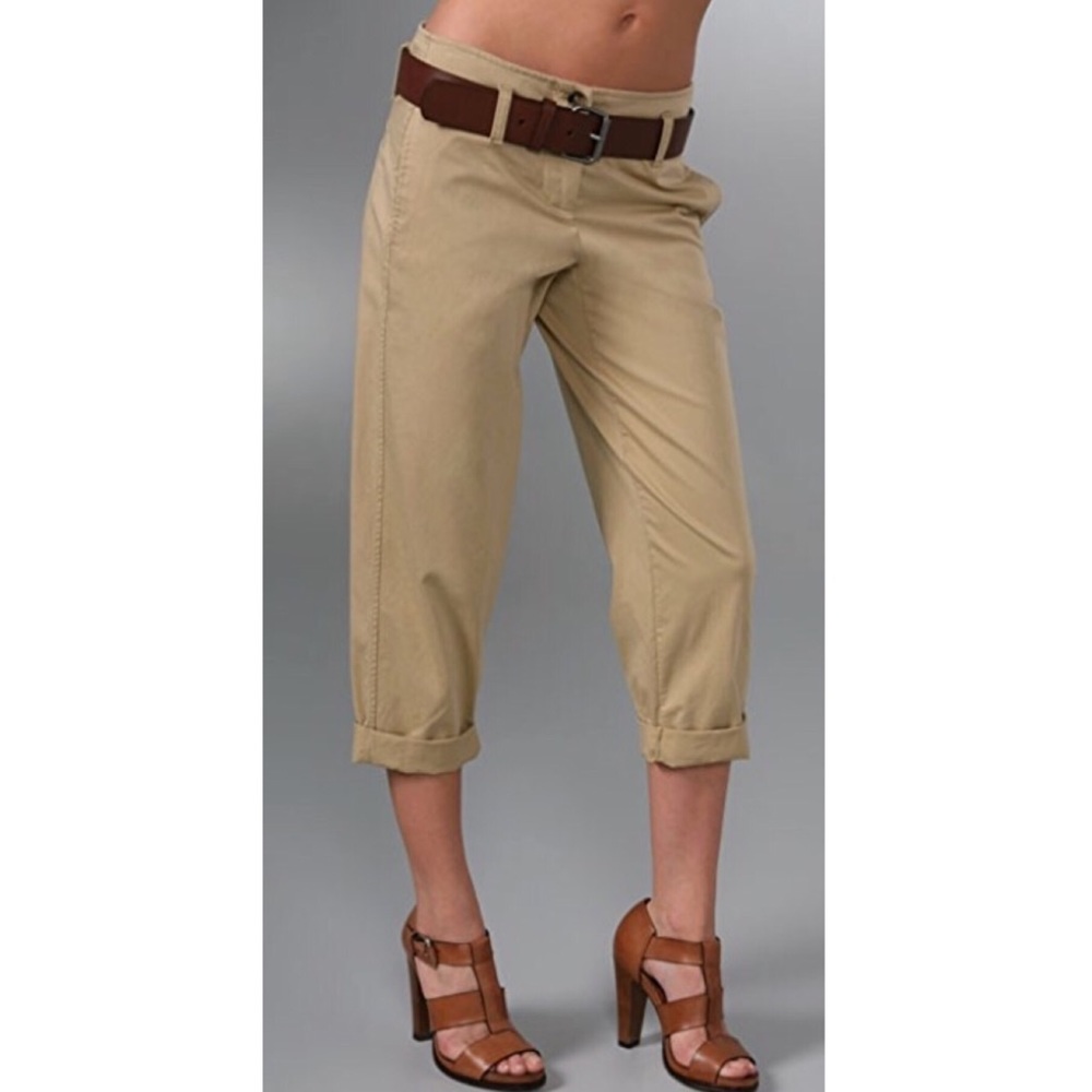 Theory Filisa Boyfriend Khakis 4 EUC